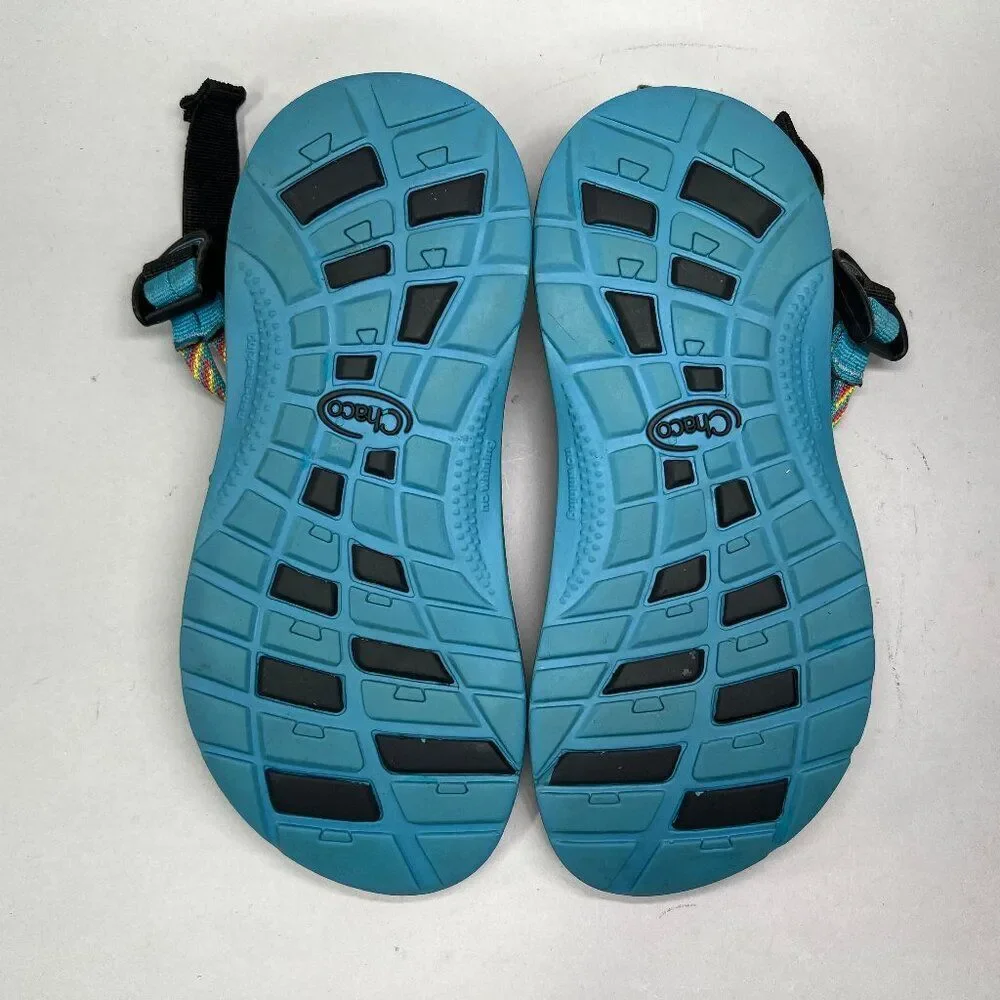 Chaco Girl's Size 4 Ecotread Fiesta Colorful Outdoor Hiking Athletic‎ Sandals